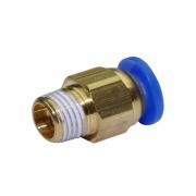 Фитинг прямой с наружной резьбой PC 10-02 (R1/4") Фитинг прямой с наружной резьбой PC 10-02 (R1/4")