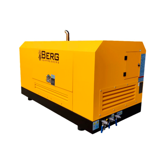 Компрессор дизельный передвижной Berg М-6-8 - 8 бар